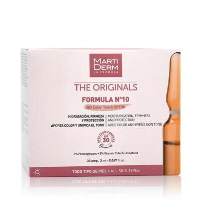 MARTIDERM FORMULA N 10 HD COLOR TOUCH SPF 30 30 AMPOLLAS 2 ML