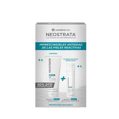 NEOSTRATA PACK RESTORE LIMPIADOR FACIAL SERUM ANTIEDAD ANTIROJECES