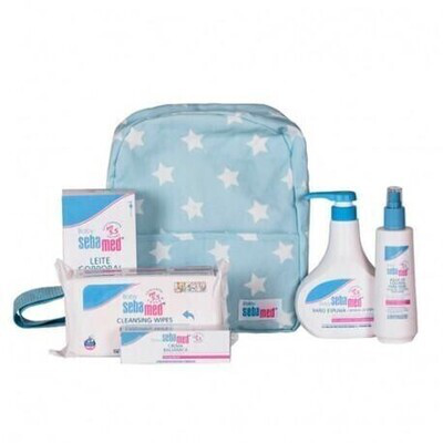 SEBAMED BABY CANASTILLA MOCHILA AZUL 18