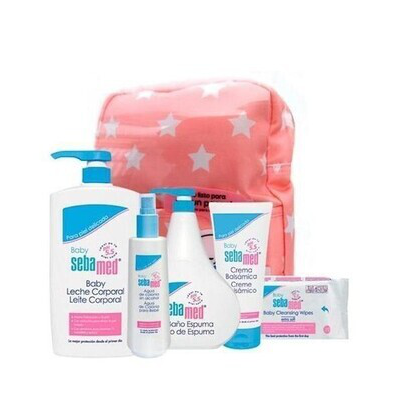 SEBAMED BABY CANASTILLA MOCHILA ROSA 18