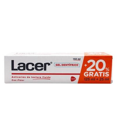 LACER GEL DENTIFRICO 125 ML 20 GRATIS