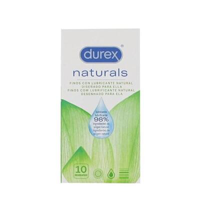 DUREX NATURALS PRESERVATIVOS 10 UNIDADES