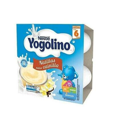 NESTLE IOGOLINO NATILLAS SABOR VAINILLA 100 GX4