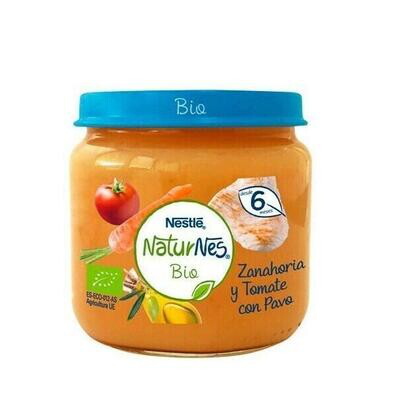 NESTLE NATURNE BIO ZANAHORIA Y TOMATE PAVO 200 G