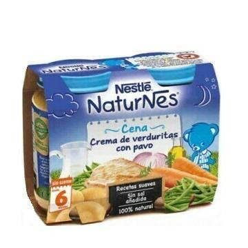 NESTLE PEQUE CENA PURE DE VERDURA Y PAVO 200GRX2