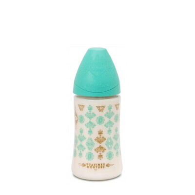 SUAVINEX BIBERON BOCA ANCHA SILICONA PREMIUM TETINA 3P 270ML
