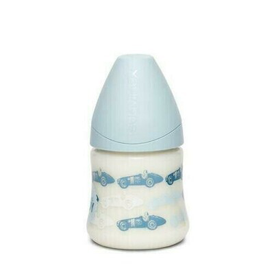 SUAVINEX BIBERON VINTAGE ANCHA AZUL 3P 150ML