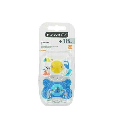 SUAVINEX CHUPETE LATEX ANATOMICO FUSION  18M 2U