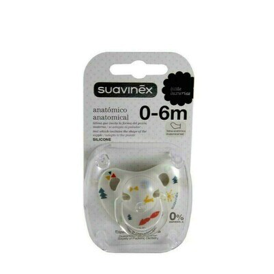 SUAVINEX CHUPETE SILICONA T ANATOMICA 0- 6M 1U