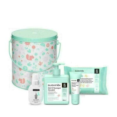 SUAVINEX CUBO METAL BEBE MINT  ROSA PACK