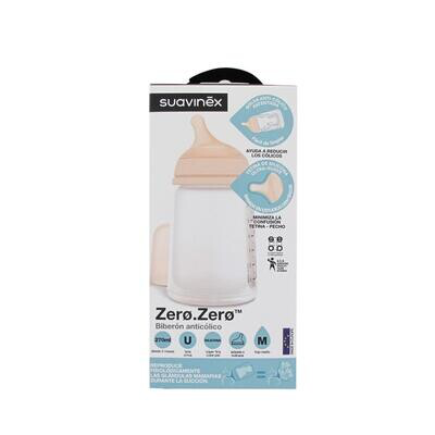 SUAVINEX BIBERON ZERO ZERO 270ML