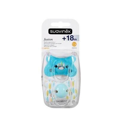 SUAVINEX CHUPETE LATEX ANATOMICO 18M 2U
