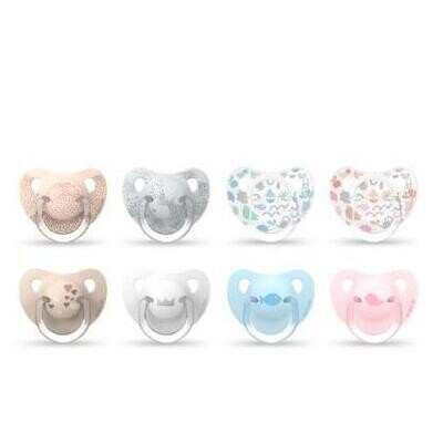SUAVINEX CHUPETE SILICONA ANATOMICO CLASICO 0-6M 2 U