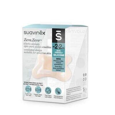 SUAVINEX CHUPETE SILICONA FISIOLOGICO SX PRO ZERO-ZERO -2 - 2 M 1 UD