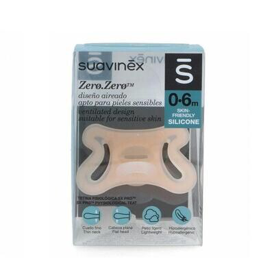 SUAVINEX CHUPETE SILICONA FISIOLOGICO SX PRO ZERO-ZERO 0-6M 1 UD