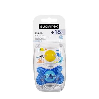 SUAVINEX CHUPETE SILICONA FUSION   18 M 2 U