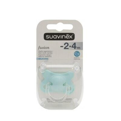 SUAVINEX CHUPETE SILICONA FUSION -2-4M 1U