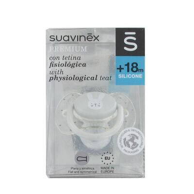 SUAVINEX CHUPETE SILICONA PREMIUM T FISIOLOGICA  18M