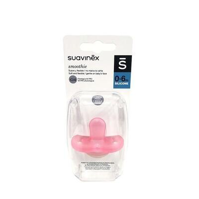 SUAVINEX CHUPETE SMOTHIE T FISIOLOGICA SX PRO TODOSILICONA 0-6 M 1 UD