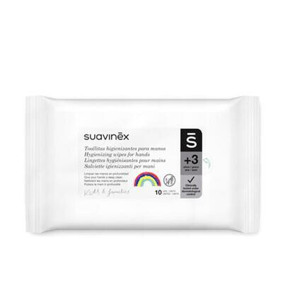 SUAVINEX TOALLITAS HIGIENIZANTES PARA MANOS 10 UNIDADES
