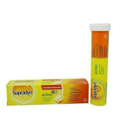 SUPRADYN ACTIVO EFERVESCENTE 15 COM
