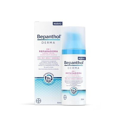 BEPANTHOL DERMA REPARADORA CREMA FACIAL HIDRATANTE DIARIA 1 ENVASE 50 ML