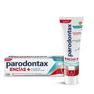 PARODONTAX ENCIAS   ALIENTO  SENSIBILIDAD  EXTRA FRESH 1 TUBO 75 ML