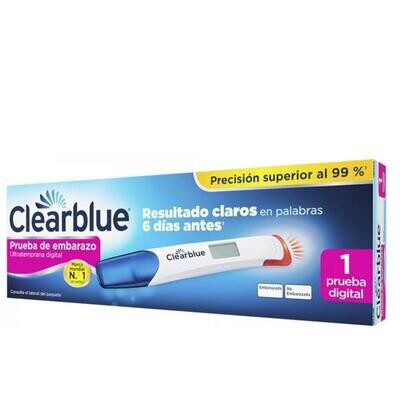 CLEARBLUE PRUEBA DE EMBARAZO ULTRATEMPRANA DIGITAL 1 PRUEBA