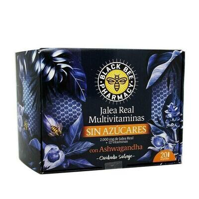 BLACK BEE PHARMACY JALEA MULTIVITAMINAS 20 VIALES 10 ML