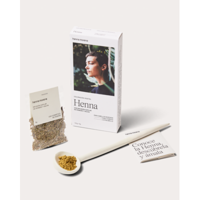 HENNA MORENA HENNA CON INFUSION  DE ROMERO Y SALVIA 130GR + 8GR