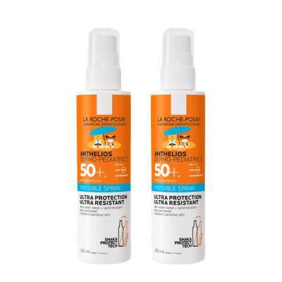 LA ROCHE-POSAY ANTHELIOS DERMO-PEDIATRICS SPRAY INVISIBLE DUPLO 2 UNIDAD 40