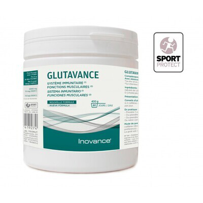 INOVANCE GLUTAVANCE BOTE 400 GRAMOS