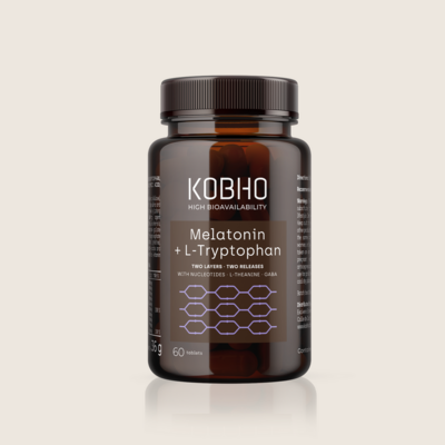 KOBHO MELATONINA   L-TRIPTOFANO 60 CAPSULAS