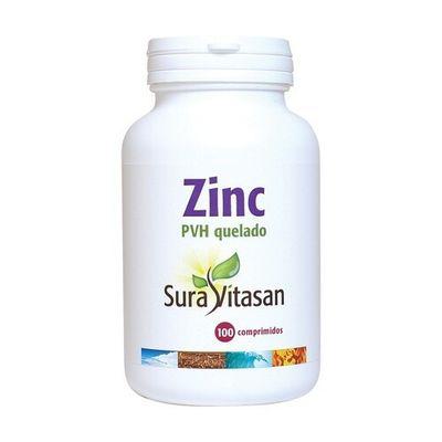 SURAVITASAN ZINC PVH QUELADO 100CAPS