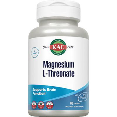 SOLARAY MAGNESIO TREONATO (L-THEONATE) 60 COMPRIMIDOS