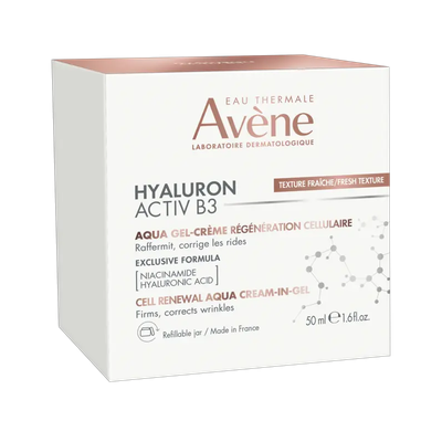AVENE HYALURON ACTIV B3 AQUA GEL CREMA REGENERADORA CELULAR 1 TARRO 50 ML