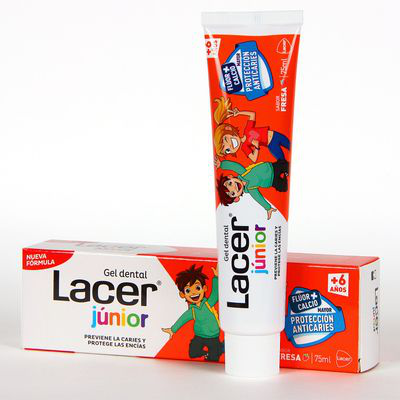 LACER JUNIOR GEL DENTAL 75 ML FRESA