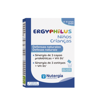 NUTERGIA ERGYPHILUS NIÑOS 14 SOBRES (REFRIGERACIÓN)
