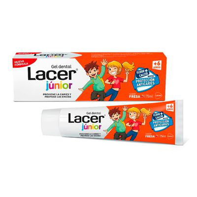 LACER JUNIOR GEL DENTAL 75 ML FRESA