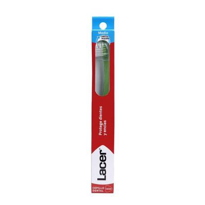 CEPILLO DENTAL ADULTO LACER CABEZAL PEQUEÑO MEDIUM