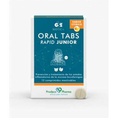 GSE ORAL TABS RAPID JUNIOR 12 COMPRIMIDOS