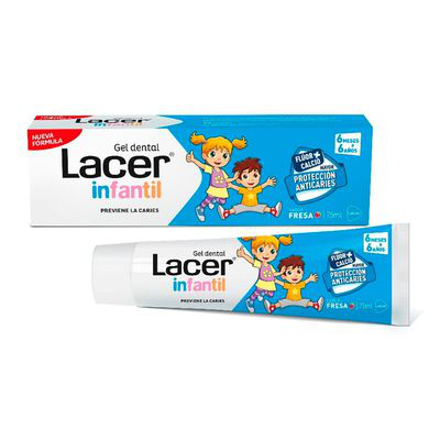 LACER INFANTIL GEL DENTAL 75 ML FRESA