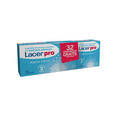 LACERPRO COMPRIMIDOS EFERVESCENTES LIMPIEZA PROT 64 COMPRIMIDOS