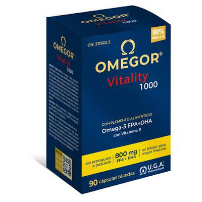 OMEGOR VITALITY 1000 90 PERLAS