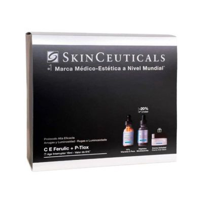 SKINCEUTICALS COFRE CE FERULIC 30ML   P-TIOX 30ML   GIFT AGE INTERRUPTER 15ML