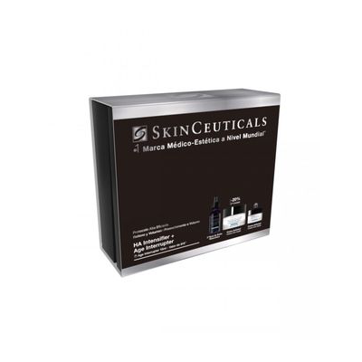 SKINCEUTICALS COFRE AGE INTERRUPTER 48ML   HA INTENSIFIER 30ML   GIFT AGE INTERR