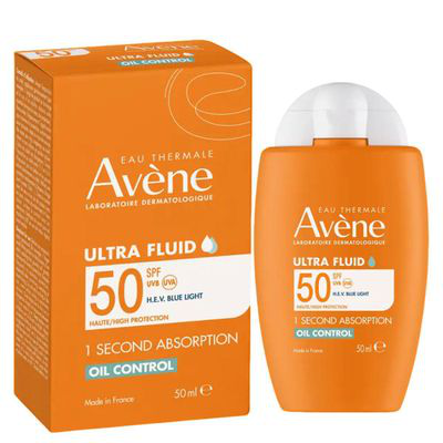 EAU THERMALE AVENE 1 SEGUNDO ULTRAFLUIDO SPF 50 OIL CONTROL 1 ENVASE 50 ML