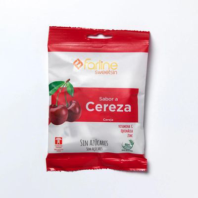 FARLINE SWEETSIN CARAMELOS CEREZA BOLSA 40 G
