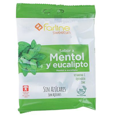 FARLINE SWEETSIN CARAMELOS MENTOL EUCALIPTO BOLS