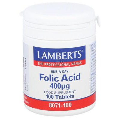 LAMBERTS ACIDO FOLICO 400 MICROGRAMOS 100 COMP